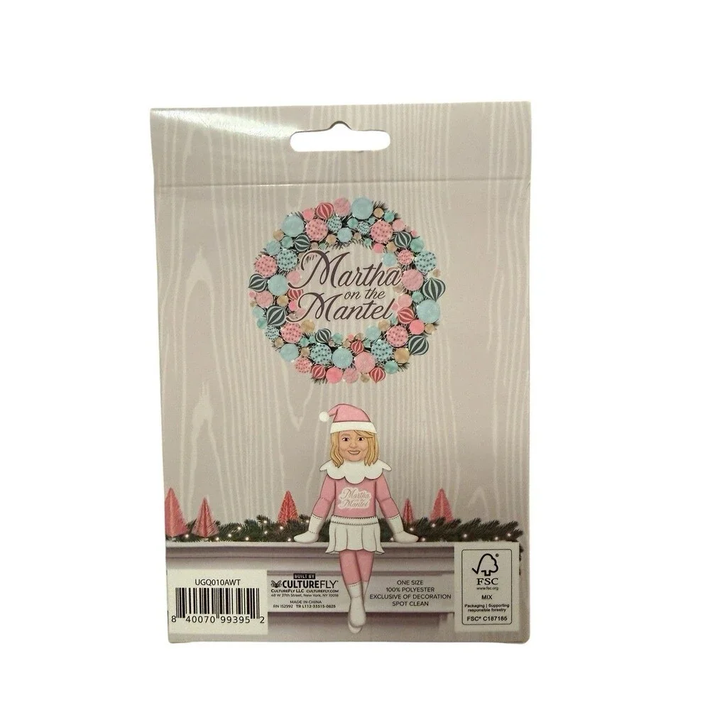NEW IN BOX MARTHA ON THE‎ MANTLE KNIT SWEATER ORNAMENT